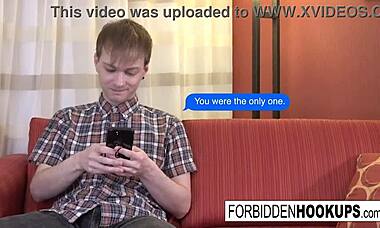 Big Boobed Babe Sucks And Fucks Her Step-Brother's Fat Cock