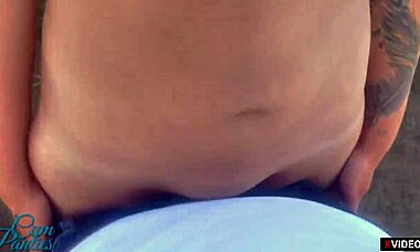 Faster Cum Shot Inside My Panties While We're in the Open Field