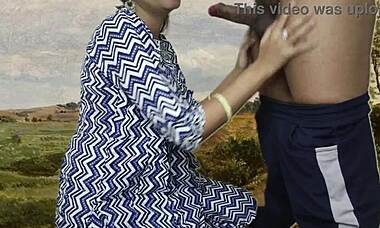 Milky Boobs Indian Ex-Girlfriend Fucked Hard by Big Cock Boyfriend Desi Saarabhabhi Outdoors