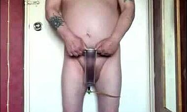 Shy bisexual amateur strips naked for gay humiliation, craving the homemade watch from all of you