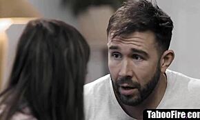 Žalujoča ženska trdo jebana od neznanca v surovem srečanju