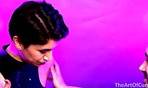 Blowjob sampe cum menetes di bibir wow