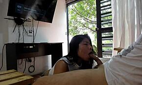 Yo y Venus Latina2 nos ponemos salvajes con garganta profunda y follada