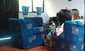 Mi Hermana Folla Novio En Sala