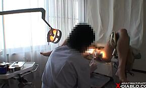 Hidden Cam Captures 21-Year-Old Japanese Student at Gynecology Exam