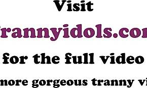 Transgender amatör får ansiktskräm efter intens anal punding