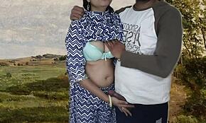 صدر حليبي هندية صديقة سابقة تُمارس الجنس الشديد مع صديقها ذو القضيب الكبير في الهواء الطلق